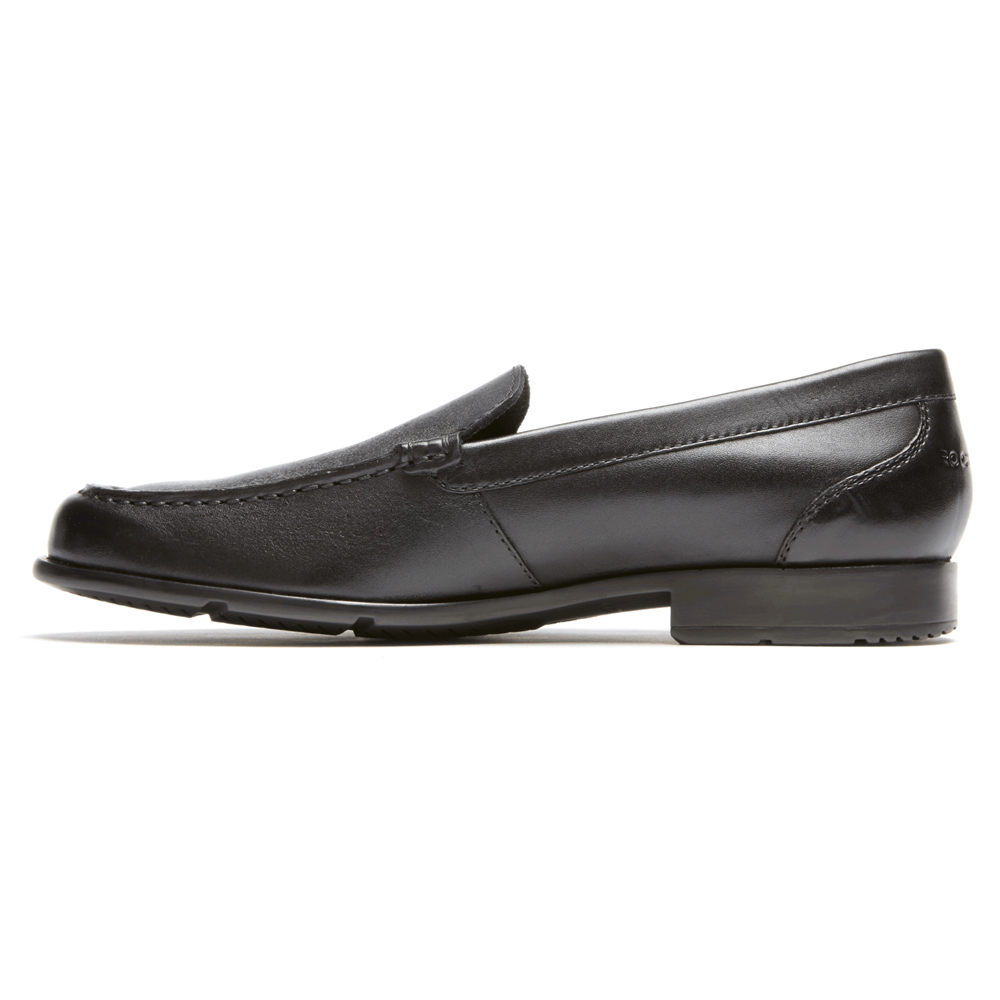 Rockport Mens Loafers Black - Classic Venetian - UK 562-GSAIFX